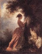 Jean Honore Fragonard The Souvenir oil painting artist